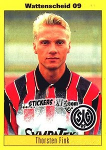 Sticker Thorsten Fink - German Football Bundesliga 1993-1994 n. 208 - Panini