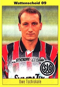 Cromo Uwe Tschiskale - German Football Bundesliga 1993-1994 - Panini