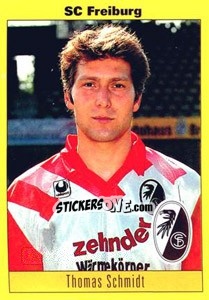 Sticker Thomas Schmidt - German Football Bundesliga 1993-1994 - Panini