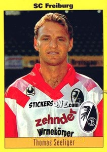 Cromo Thomas Seeliger - German Football Bundesliga 1993-1994 n. 218 - Panini