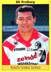 Cromo Rodolfo Esteban Cardoso - German Football Bundesliga 1993-1994 - Panini