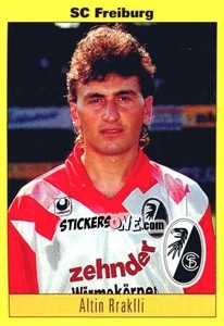 Sticker Altin Rraklli - German Football Bundesliga 1993-1994 - Panini