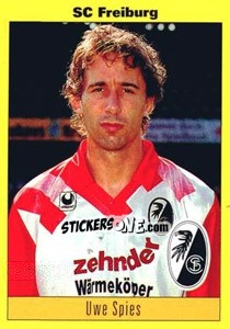 Sticker Uwe Spies - German Football Bundesliga 1993-1994 - Panini