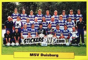 Cromo Mannschaft - German Football Bundesliga 1993-1994 - Panini