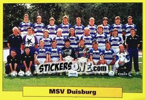 Sticker Mannschaft - German Football Bundesliga 1993-1994 - Panini