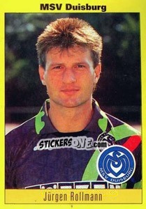 Sticker Jürgen Rollmann - German Football Bundesliga 1993-1994 - Panini