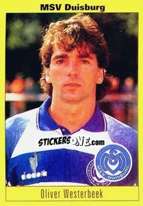 Cromo Oliver Westerbeek - German Football Bundesliga 1993-1994 - Panini