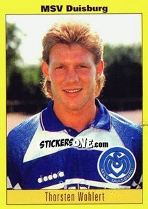 Sticker Thorsten Wohlert - German Football Bundesliga 1993-1994 n. 231 - Panini