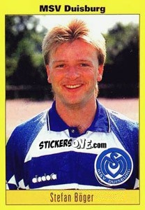 Sticker Stefan Böger - German Football Bundesliga 1993-1994 - Panini