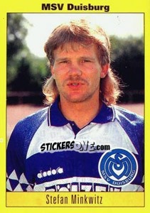 Sticker Stefan Minkwitz - German Football Bundesliga 1993-1994 - Panini
