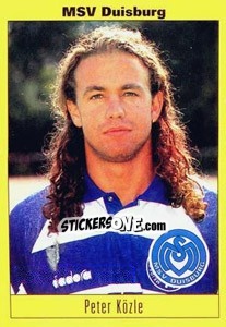 Sticker Peter Közle - German Football Bundesliga 1993-1994 - Panini