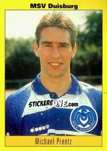 Sticker Michael Preetz - German Football Bundesliga 1993-1994 n. 238 - Panini