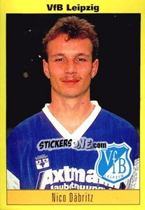 Figurina Nico Däbritz - German Football Bundesliga 1993-1994 - Panini