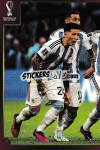 Sticker Players Celebrate - Argentina Campeón del Mundo 2022
 n. 1A - Panini