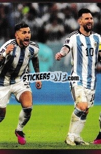 Sticker Players Celebrate - Argentina Campeón del Mundo 2022
 n. 1C - Panini