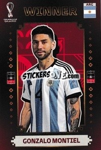 Figurina Gonzalo Montiel - Argentina Campeón del Mundo 2022
 n. 7 - Panini