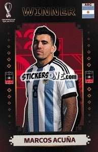 Sticker Marcos Acuña - Argentina Campeón del Mundo 2022
 n. 9 - Panini