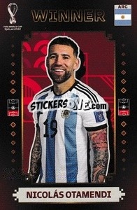 Sticker Nicolás Otamendi - Argentina Campeón del Mundo 2022
 - Panini