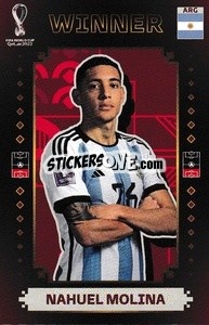 Cromo Nahuel Molina - Argentina Campeón del Mundo 2022
 - Panini