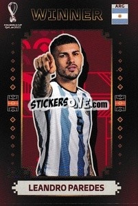 Sticker Leandro Paredes - Argentina Campeón del Mundo 2022
 n. 14 - Panini