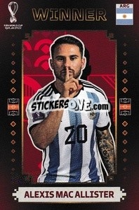 Sticker Alexis Mac Allister - Argentina Campeón del Mundo 2022
 - Panini