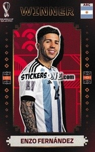 Sticker Enzo Fernández - Argentina Campeón del Mundo 2022
 - Panini