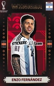 Sticker Enzo Fernández - Argentina Campeón del Mundo 2022
 n. 19 - Panini