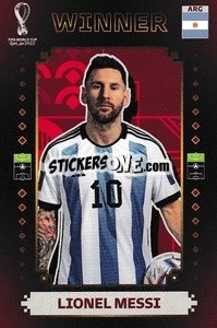 Sticker Lionel Messi - Argentina Campeón del Mundo 2022
 n. 22 - Panini