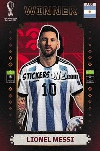 Figurina Lionel Messi - Argentina Campeón del Mundo 2022
 - Panini