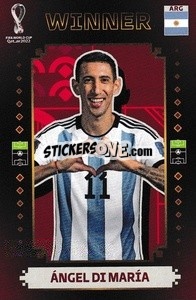 Sticker Ángel Di María - Argentina Campeón del Mundo 2022
 - Panini