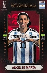Sticker Ángel Di María - Argentina Campeón del Mundo 2022
 n. 23 - Panini