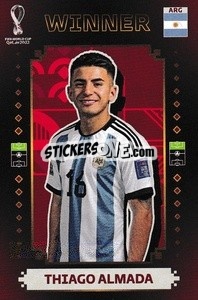 Sticker Thiago Almada - Argentina Campeón del Mundo 2022
 n. 25 - Panini