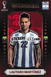Sticker Lautaro Martínez - Argentina Campeón del Mundo 2022
 n. 27 - Panini
