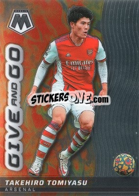 Sticker Takehiro Tomiyasu - Premier League 2021-2022 Mosaic
 n. 7gg - Panini