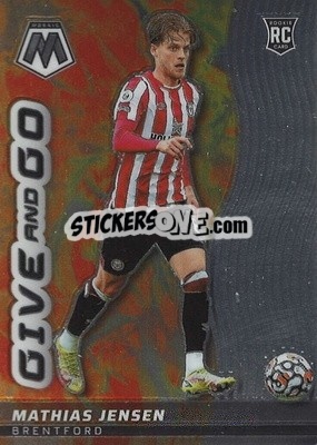 Figurina Mathias Jensen - Premier League 2021-2022 Mosaic
 n. 8gg - Panini