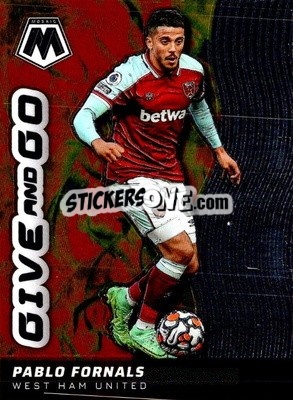 Sticker Pablo Fornals - Premier League 2021-2022 Mosaic
 n. 9gg - Panini