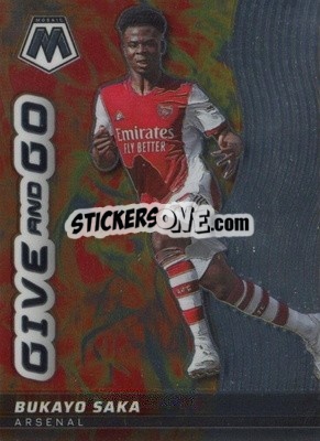 Sticker Bukayo Saka - Premier League 2021-2022 Mosaic
 n. 21gg - Panini