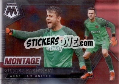 Sticker Lukasz Fabianski - Premier League 2021-2022 Mosaic
 n. 9mo - Panini