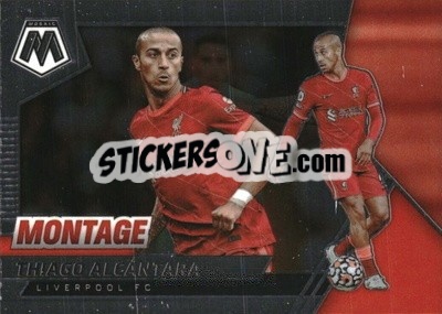 Sticker Thiago Alcantara - Premier League 2021-2022 Mosaic
 n. 18mo - Panini