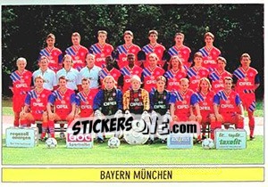 Figurina Mannschaftsbild - German Football Bundesliga 1994-1995 - Panini