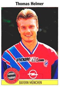 Sticker Thomas Helmer - German Football Bundesliga 1994-1995 - Panini