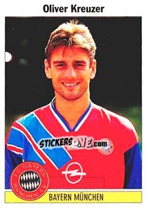 Cromo Oliver Kreuzer - German Football Bundesliga 1994-1995 - Panini