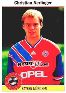 Cromo Christian Nerlinger - German Football Bundesliga 1994-1995 - Panini