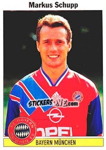 Sticker Markus Schupp - German Football Bundesliga 1994-1995 - Panini