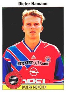 Sticker Dieter Hamann - German Football Bundesliga 1994-1995 - Panini