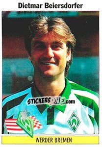 Sticker Dietmar Beiersdorfer - German Football Bundesliga 1994-1995 - Panini