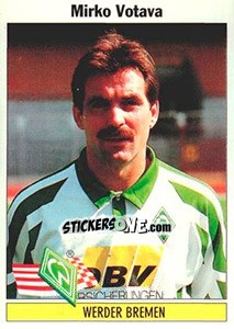 Sticker Mirko Votava - German Football Bundesliga 1994-1995 - Panini