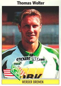 Cromo Thomas Wolter - German Football Bundesliga 1994-1995 - Panini