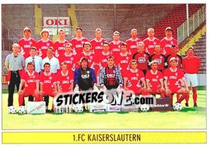Figurina Mannschaftsbild - German Football Bundesliga 1994-1995 - Panini