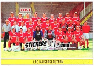 Sticker Mannschaftsbild - German Football Bundesliga 1994-1995 - Panini